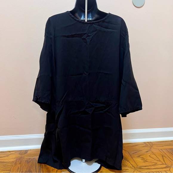 💖 3 for $20 ✅ Oversized bryn Walker Women's Black Blouse - Picture 3 of 5
